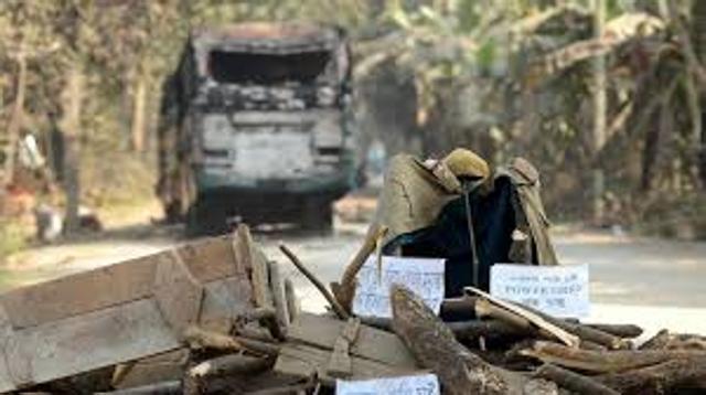 The agitation in Bhangar on the eastern fringes of Kolkata brought together different parties. (HT Photo)