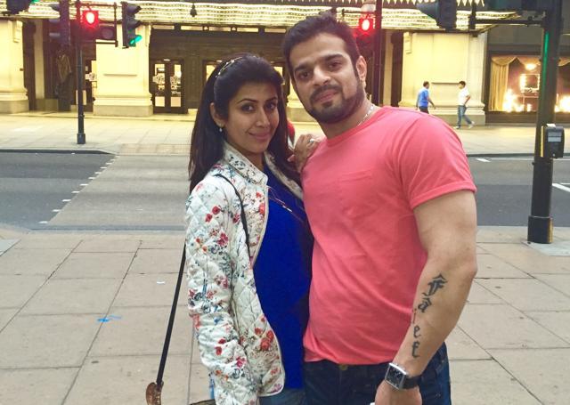 Ankita Bhargava and Karan Patel Ankita Bhargava and Karan Patel