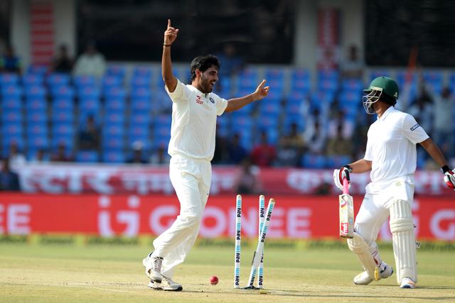 Bhuvneshwar Kumar celebrates after getting Tamim Iqbal run out. (BCCI) Bhuvneshwar Kumar celebrates after getting Tamim Iqbal run out. (BCCI)