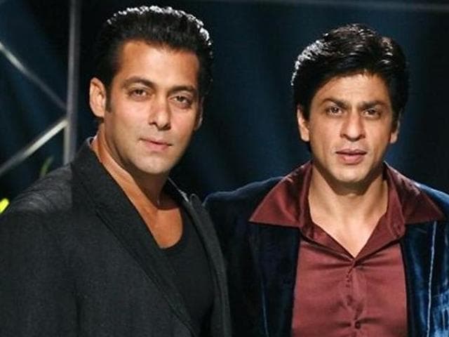 Shah Rukh Khan will be seen doing a cameo in Salman Khan’s next, Tubelight. (HT Photo)