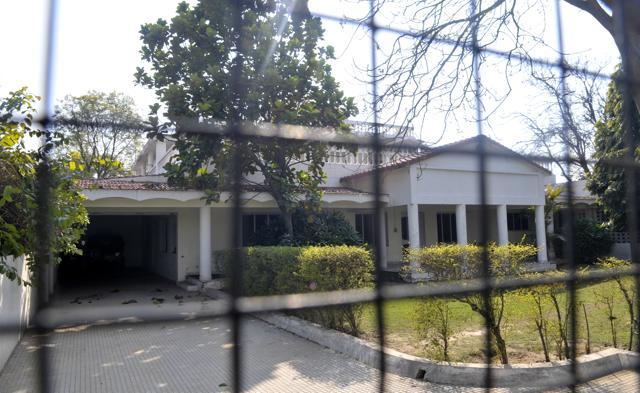 The farmhouse of co-accused Harmehtab Singh Farid at Landran. (Ravi Kumar/HT Photo) The farmhouse of co-accused Harmehtab Singh Farid at Landran. (Ravi Kumar/HT Photo)