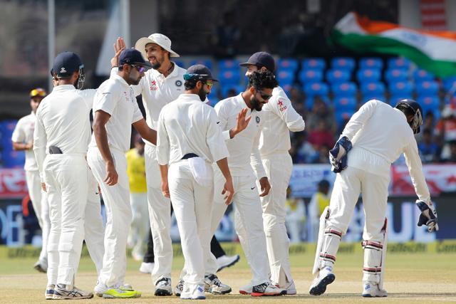 Ravindra Jadeja got the big wicket of Shakib Al Hasan for 22. (BCCI)