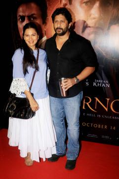 Actor Arshad Warsi and wife Maria Goretti. (Yogen Shah) Actor Arshad Warsi and wife Maria Goretti. (Yogen Shah)
