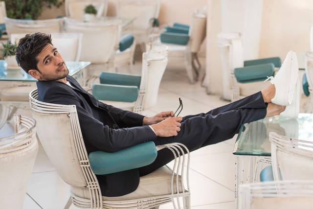 Sidharth Malhotra says fathers have to be proactive in teaching [their sons] how to treat women and behave. (HT Photo)