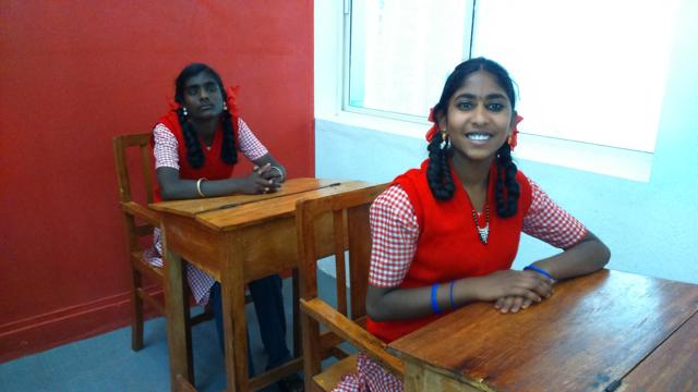 Students in classes. (Ayesha Banerjee)
