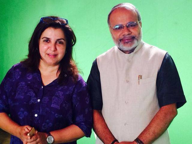 Vikas Mahante with choreographer-filmmaker Farah Khan on the set of Happy New Year (2014). (Vikas Mahante Facebook) Vikas Mahante with choreographer-filmmaker Farah Khan on the set of Happy New Year (2014). (Vikas Mahante Facebook)