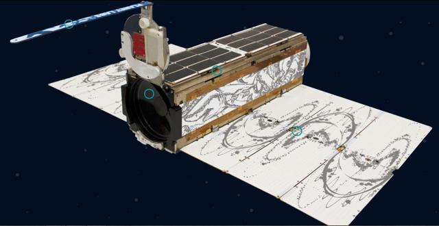 Image of the Dove satellite. (Courtesy Planet Labs)