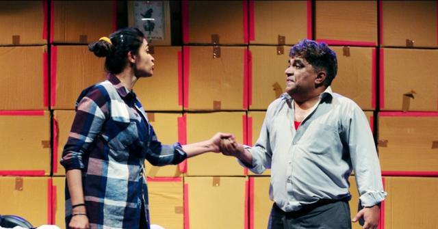 A still from the play Blackbird, Hindi adaptation of a work by Scottish playwright David Harrower. A still from the play Blackbird, Hindi adaptation of a work by Scottish playwright David Harrower.
