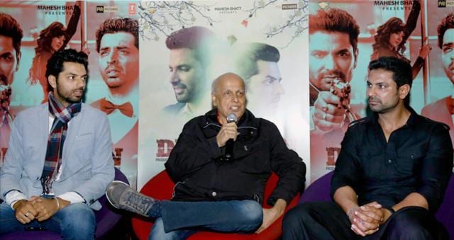 Film director and producer Mahesh Bhatt along with actor Jashan Singh and Kartar Cheema during the trailer launch of his first Punjabi movie Dushman in Chandigarh on Wednesday. (PTI) Film director and producer Mahesh Bhatt along with actor Jashan Singh and Kartar Cheema during the trailer launch of his first Punjabi movie Dushman in Chandigarh on Wednesday. (PTI)