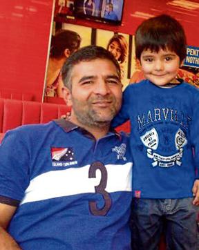 Major Satish Dahiya with his daughter Priyansha. Major Satish Dahiya with his daughter Priyansha.