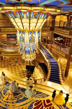 Atrium aboard the Disney Dream. (Disney) Atrium aboard the Disney Dream. (Disney)
