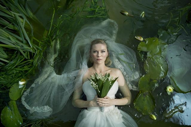 A scene from Melancholia starring Kristen Dunst. A scene from Melancholia starring Kristen Dunst.