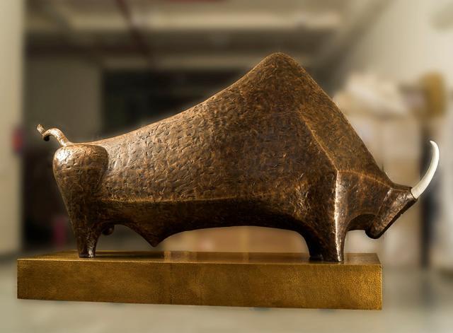 The Force, bronze. (Photo courtesy: Art Musings.) The Force, bronze. (Photo courtesy: Art Musings.)