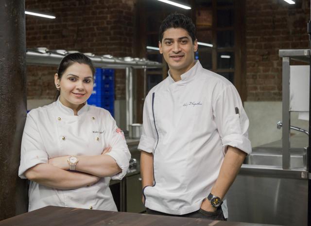 Chefs Ashay Dhopatkar and Neha Lakhani.