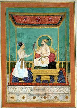 Shah Jahan accepts a falcon from Dara Shikoh (circa 1630). Source: The San Diego Museum of Art (Wikimedia Commons) Shah Jahan accepts a falcon from Dara Shikoh (circa 1630). Source: The San Diego Museum of Art (Wikimedia Commons)