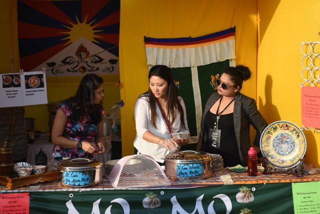 A momo stall at Kala Ghoda Arts Festival. (Photo: Pratik Chorge/HT .)