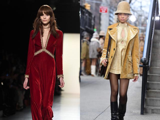 Designs by Tadashi Shoji and Marc Jacobs. (AFP)