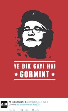 The Karachi woman is now the face of a new revolution. (Twitter/All India Bakchod)