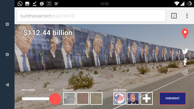 Build that wall. Build that wall.