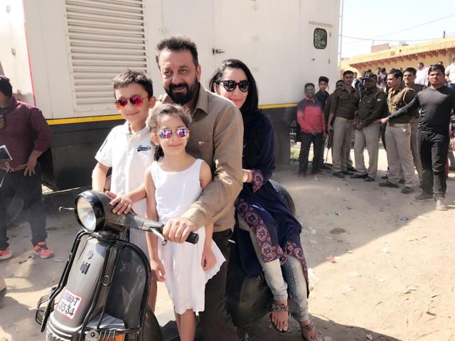 Sabjay Dutt is shooting for Bhoomi in Agra.