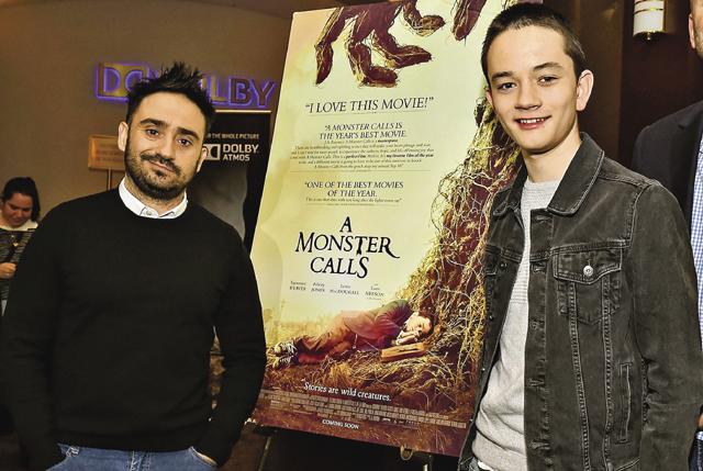 A Monster Calls, director JA Bayona’s (left) cinematic offering, stars Lewis MacDougall (right) in the lead role A Monster Calls, director JA Bayona’s (left) cinematic offering, stars Lewis MacDougall (right) in the lead role