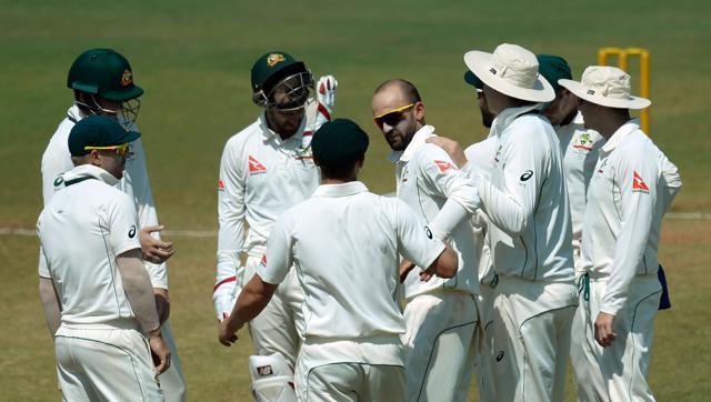 Nathan Lyon struck twice before Tea as India A got off to a jittery start. (AFP) Nathan Lyon struck twice before Tea as India A got off to a jittery start. (AFP)