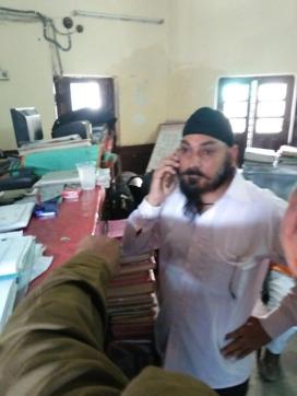 Fake voter Chitwant Singh. (HT Photo) Fake voter Chitwant Singh. (HT Photo)