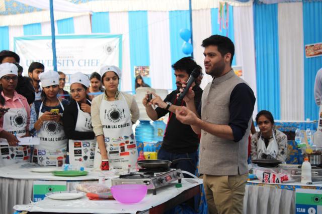 Chef Jatin Khurana during his master class with the participants.