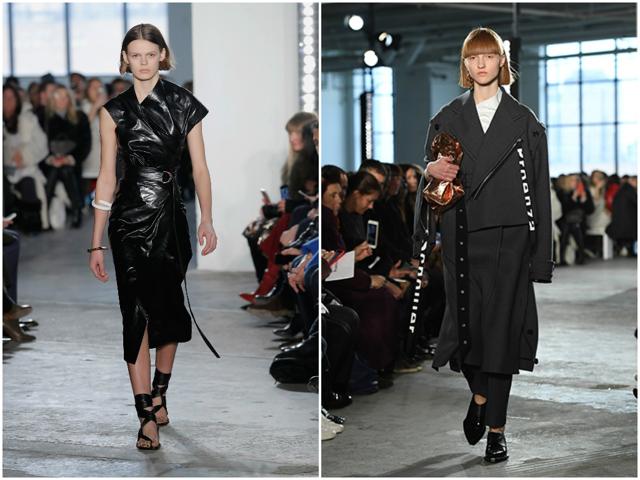 Models during Proenza Schouler’s show at the New York Fashion Week. (AFP) Models during Proenza Schouler’s show at the New York Fashion Week. (AFP)