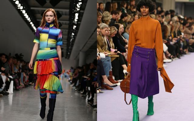 A riot of colours at Fyodor Golan and Mulberry. (Reuters) A riot of colours at Fyodor Golan and Mulberry. (Reuters)