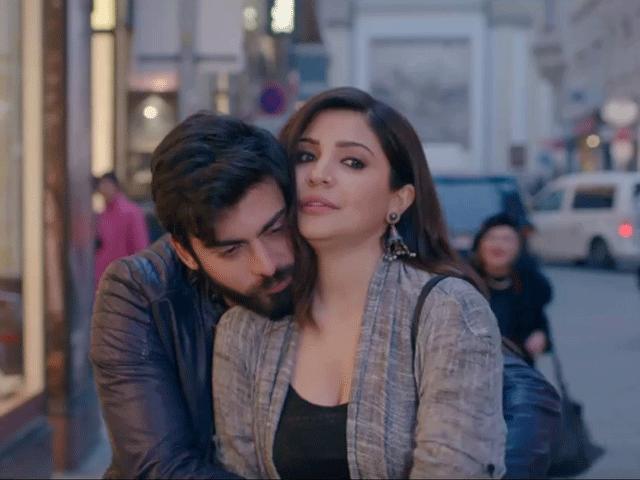 Fawad and Anushka in a still from Ae Dil Hai Mushkil.