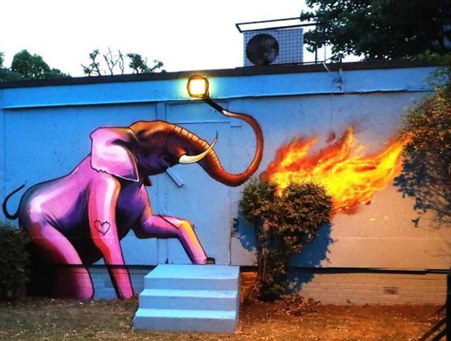 A mural by Falko in London (Photo courtesy: Falko One/Instagram) A mural by Falko in London (Photo courtesy: Falko One/Instagram)