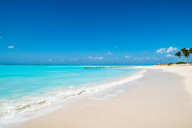 Grace Bay in Turks and Caicos. (Shutterstock) Grace Bay in Turks and Caicos. (Shutterstock)