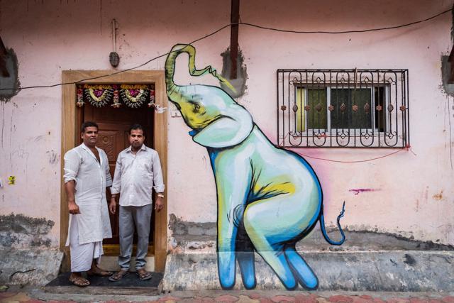 A new mural in Dharavi (Photo courtesy: Ali Bharmal) A new mural in Dharavi (Photo courtesy: Ali Bharmal)