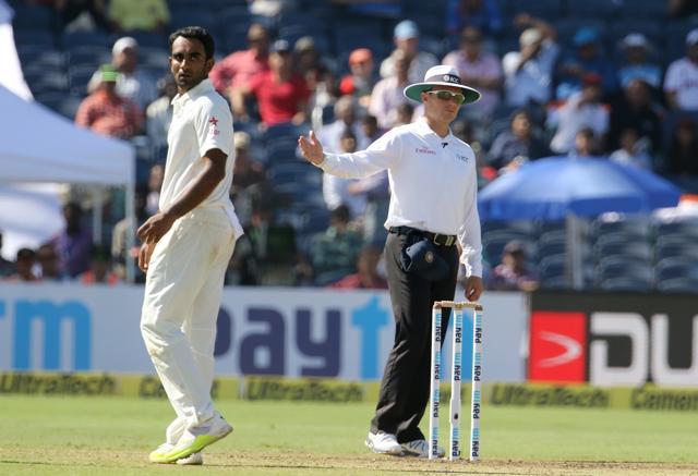 Jayant Yadav bowled David Warner but he overstepped. Catch live cricket score of India vs Australia, Pune Test, here. (BCCI) Jayant Yadav bowled David Warner but he overstepped. Catch live cricket score of India vs Australia, Pune Test, here. (BCCI)