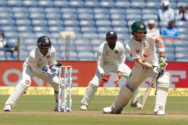 Steven Smith tackled the conditions well to keep Australia afloat. Catch live cricket score of India vs Australia, first Test, here. (BCCI)