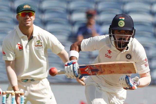 KL Rahul notched up his second fifty, in addition to four hundreds to keep India afloat. Catch live cricket score of India vs Australia, day 2, here. (BCCI)