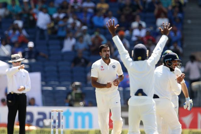 Ravichandran Ashwin removed David Warner cheaply as India struck back after conceding a 155-run lead. Catch live cricket score of India vs Australia here. (BCCI) Ravichandran Ashwin removed David Warner cheaply as India struck back after conceding a 155-run lead. Catch live cricket score of India vs Australia here. (BCCI)