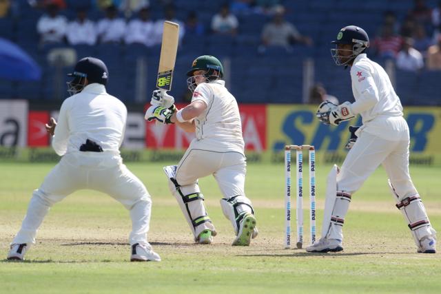 Steven Smith went past 1000 Test runs against India in the Pune match. Catch live cricket score of India vs Australia, 2nd day, here. (BCCI) Steven Smith went past 1000 Test runs against India in the Pune match. Catch live cricket score of India vs Australia, 2nd day, here. (BCCI)