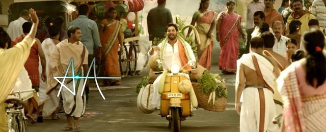 Allu Arjun in his comic avatar.