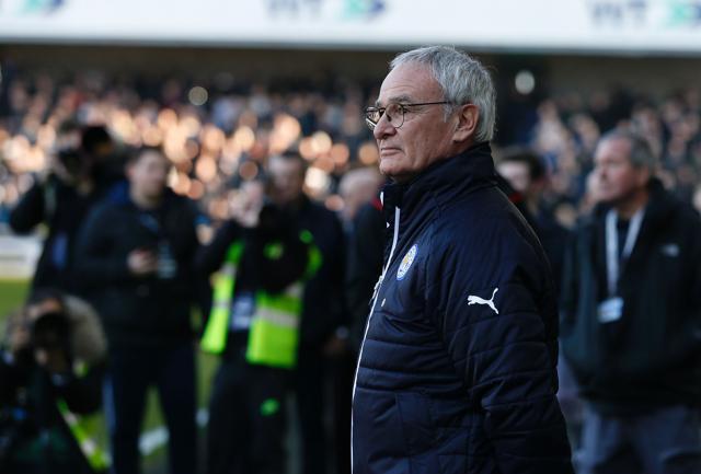This picture taken on February 18, 2017 shows Leicester City's Italian manager Claudio Ranieri standing on the touchline during the English FA Cup fifth round football match between Millwall and Leicester City at The Den in south London. (AFP) This picture taken on February 18, 2017 shows Leicester City's Italian manager Claudio Ranieri standing on the touchline during the English FA Cup fifth round football match between Millwall and Leicester City at The Den in south London. (AFP)