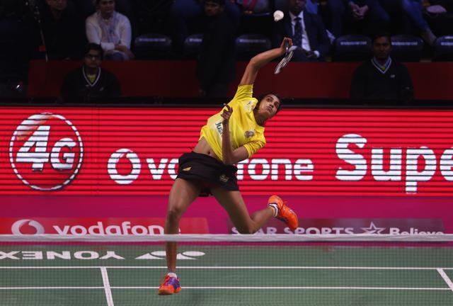 PV Sindhu is currently the world No. 5 in women’s singles ranking. (AP)