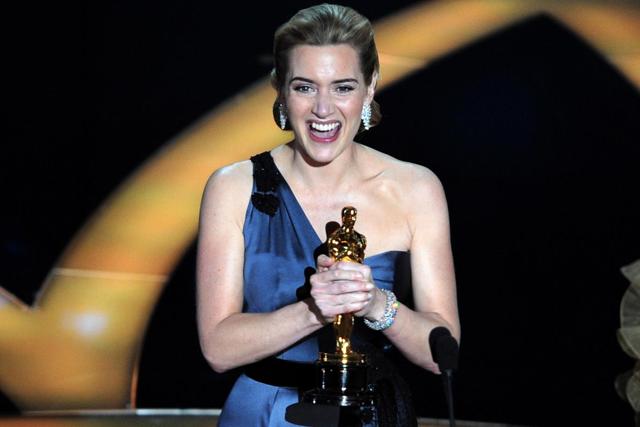 Kate Winslet during 2009 Oscars. Kate Winslet during 2009 Oscars.