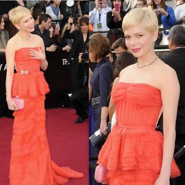 Michelle Williams, Oscars 2012. Michelle Williams, Oscars 2012.