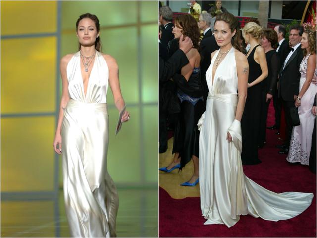 Angelina Jolie at Oscars 2004. Angelina Jolie at Oscars 2004.