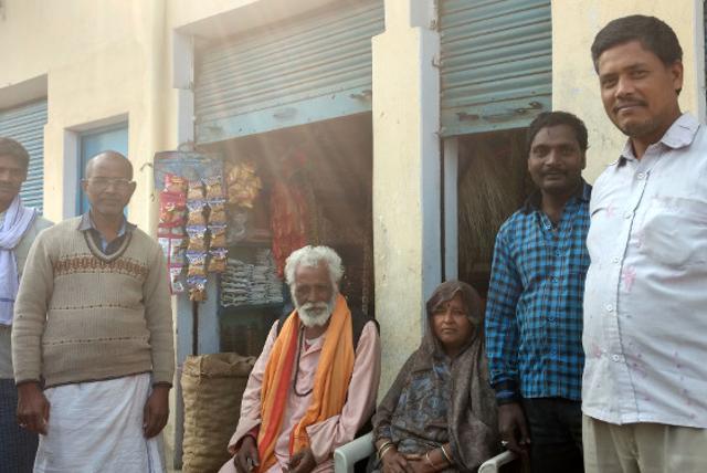 Iklakh Ahmed (second from the right) said he will move his daughter from the government school in Fattepur village, Mirzapur district, to a private school. “Children don’t learn much in the government school,” he said. (Indiaspend/Shreya Shah) Iklakh Ahmed (second from the right) said he will move his daughter from the government school in Fattepur village, Mirzapur district, to a private school. “Children don’t learn much in the government school,” he said. (Indiaspend/Shreya Shah)