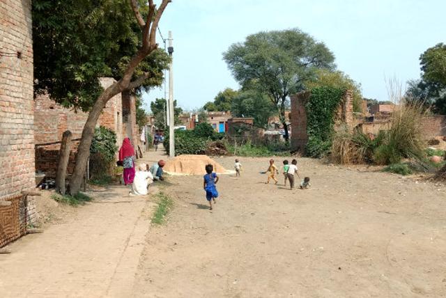 Niyamatpur Kalan, a village in eastern Uttar Pradesh. The head of the village said only those who do not have money enrol their children in government schools because private schools are perceived to provide better education. (Shreya Shah/Indiaspend) Niyamatpur Kalan, a village in eastern Uttar Pradesh. The head of the village said only those who do not have money enrol their children in government schools because private schools are perceived to provide better education. (Shreya Shah/Indiaspend)