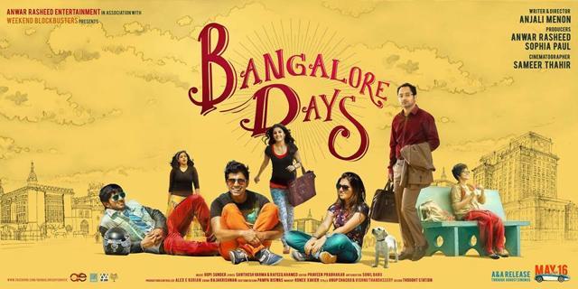 The multi-starrer Bangalore Days is credited to be one of the films that has taken Malayalam films out of its traditional sphere and opened up fresher markets outside the state. The multi-starrer Bangalore Days is credited to be one of the films that has taken Malayalam films out of its traditional sphere and opened up fresher markets outside the state.