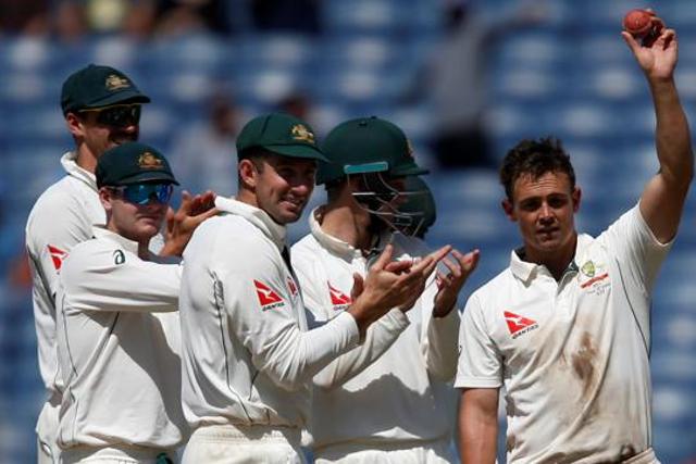 Australia's Steve O'Keefe picked 12/70 in the first Test. (REUTERS) Australia's Steve O'Keefe picked 12/70 in the first Test. (REUTERS)