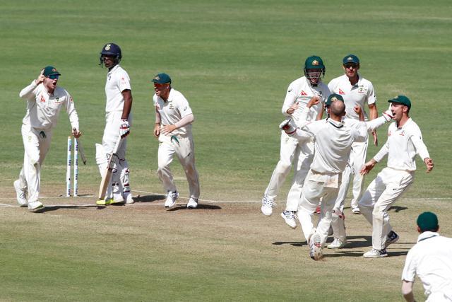 Nathan Lyon picked up 4/53 as Australia thrashed India by 333 runs. (BCCI)
